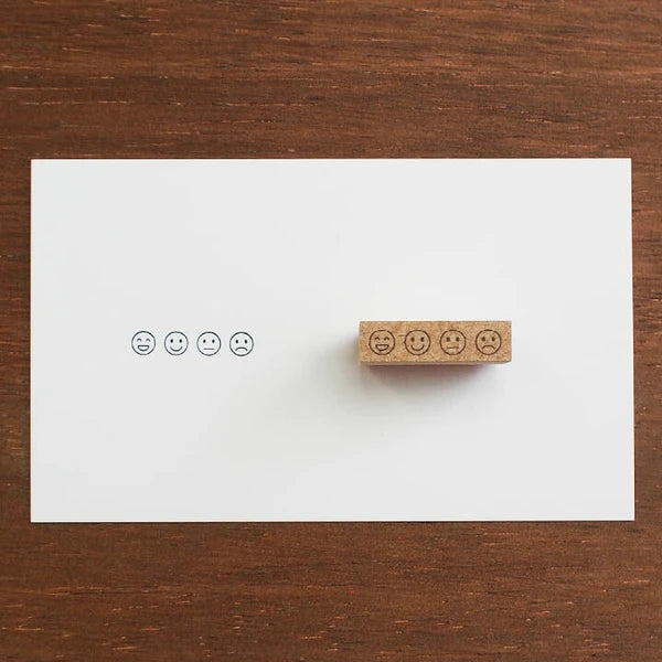 STAMP MARCHE Mood Checker Horizontal Rubber Stamp