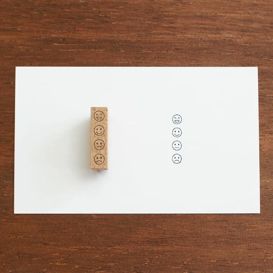 STAMP MARCHE Mood Checker Vertical Rubber Stamp