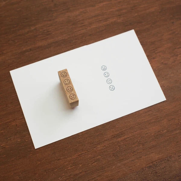 STAMP MARCHE Mood Checker Vertical Rubber Stamp