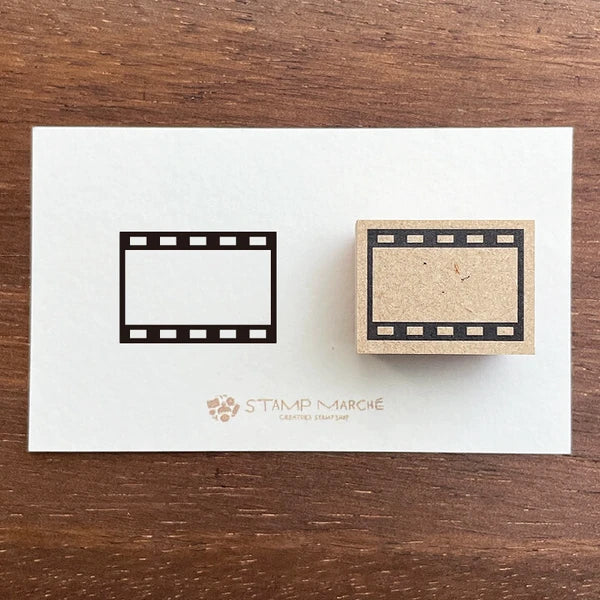 STAMP MARCHE Movie Log Film Frame Rubber Stamp