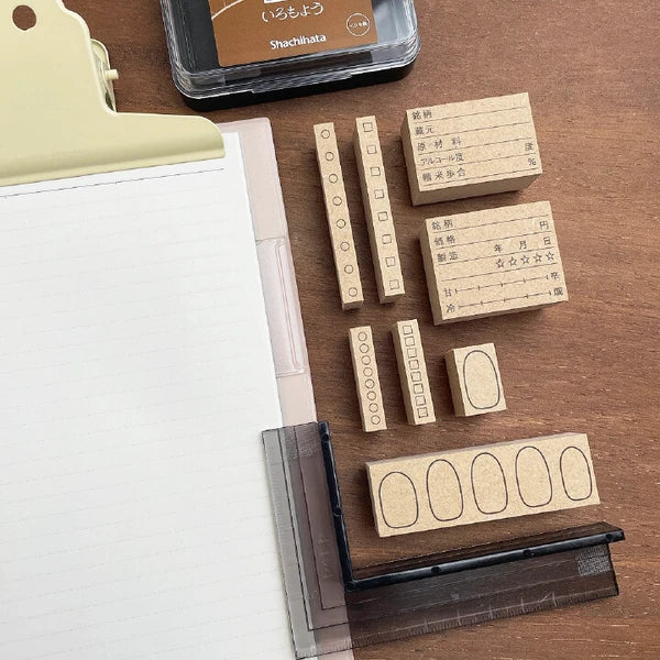 STAMP MARCHE Alcohol Log A Rubber Stamp