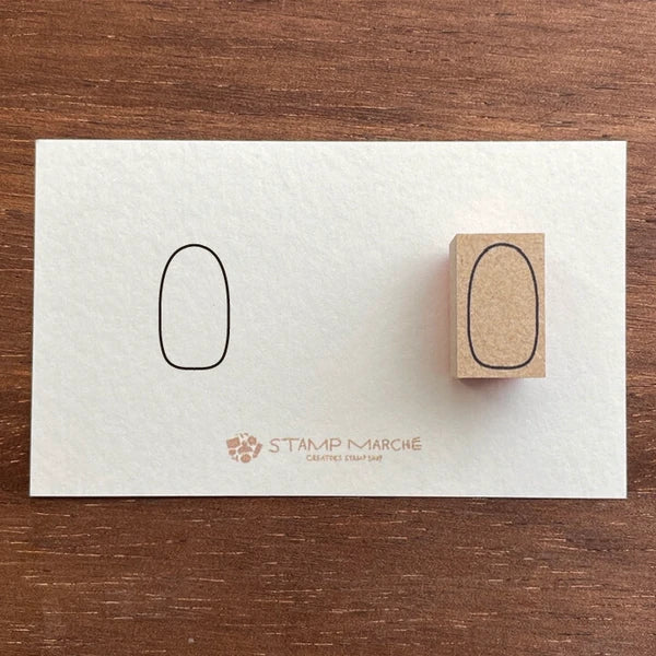 STAMP MARCHE Nail Art Log 1-Finger Version Rubber Stamp