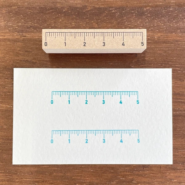 STAMP MARCHE Ruler Stamp 5cm
