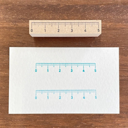STAMP MARCHE Ruler Stamp 5cm
