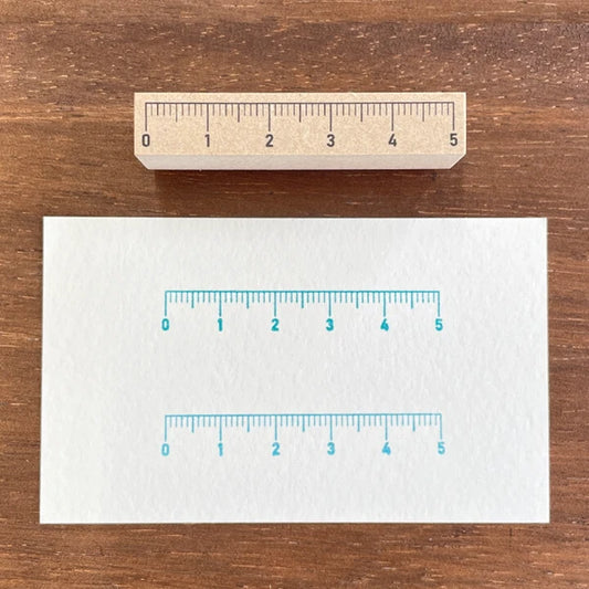 STAMP MARCHE Ruler Stamp 5cm