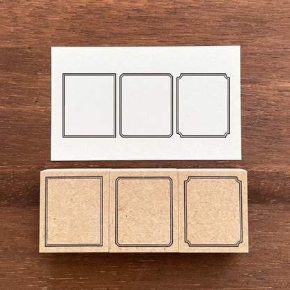 STAMP MARCHE Frame 3-Piece Set 30 x 25mm