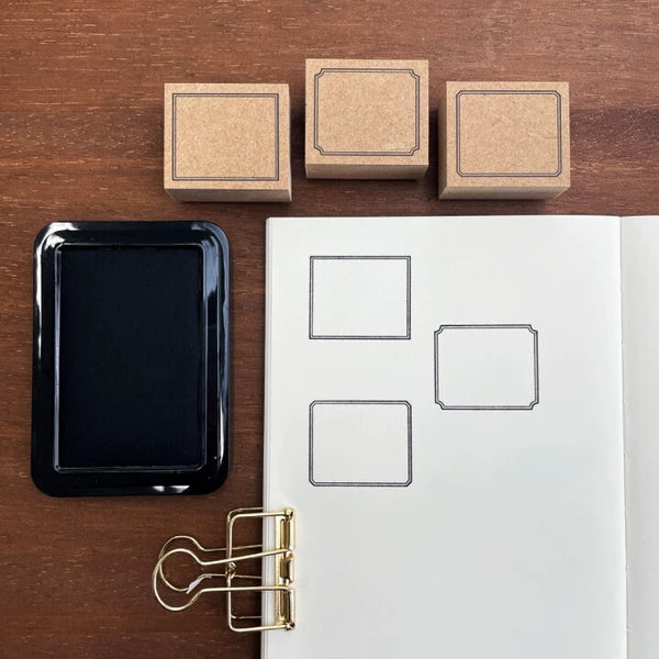 STAMP MARCHE Frame 3-Piece Set 30 x 25mm
