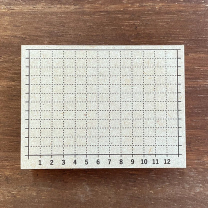 STAMP MARCHE Annual Graph Rubber Stamp