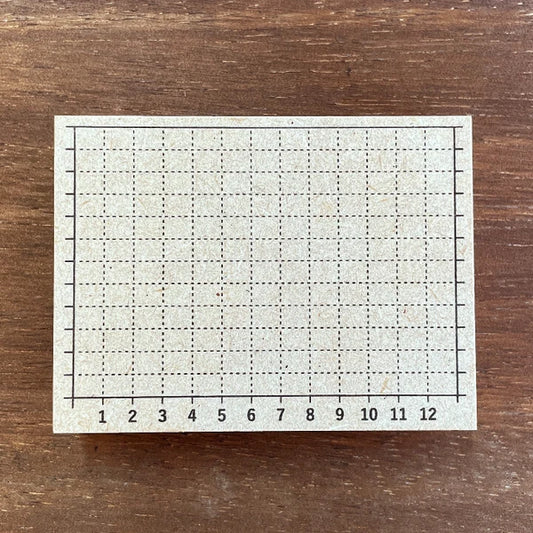 STAMP MARCHE Annual Graph Rubber Stamp