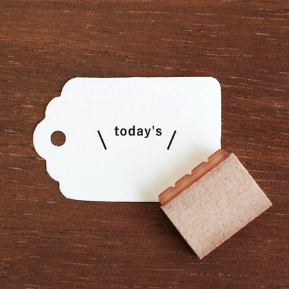 STAMP MARCHE Today's Vertical Rubber Stamp