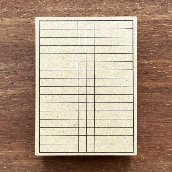 STAMP MARCHE Monthly Memo 2-Split Rubber Stamp