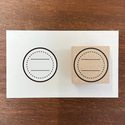 STAMP MARCHE Writable Date Frame Rubber Stamp