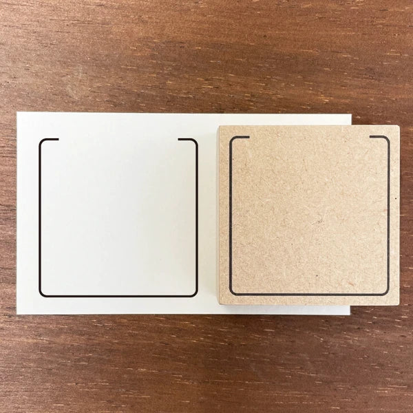 STAMP MARCHE Writable Title Frame Rubber Stamp