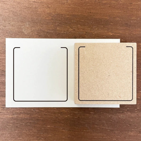 STAMP MARCHE Writable Title Frame Rubber Stamp