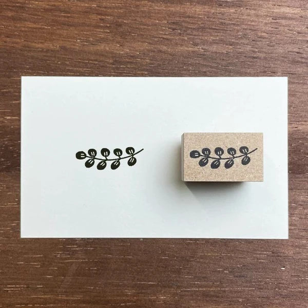 STAMP MARCHE Nakano Emi Floral Illustration Rubber Stamp - Vetch