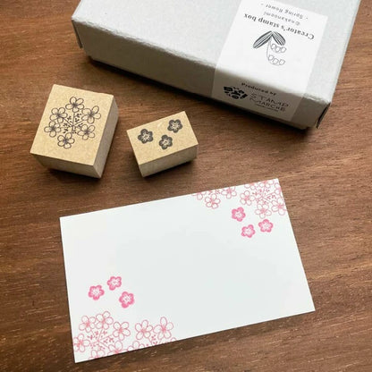 STAMP MARCHE Nakano Emi Floral Illustration Rubber Stamp - Nemophila
