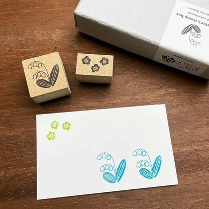 STAMP MARCHE Nakano Emi Floral Illustration Rubber Stamp - Nemophila