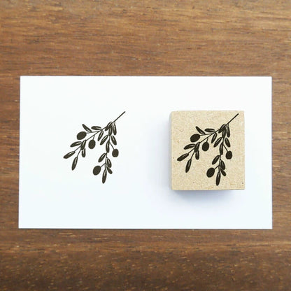 STAMP MARCHE Nakano Emi Illustration Stamp - Olive