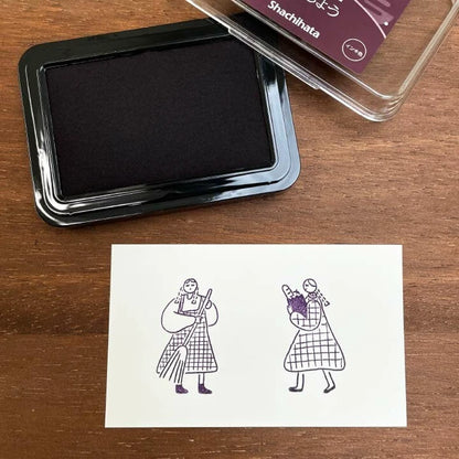 STAMP MARCHE Maaru-chan Illustration Stamp - Bread