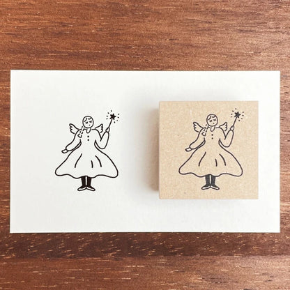 STAMP MARCHE October Maaru-chan Illustration Stamp - Fairy