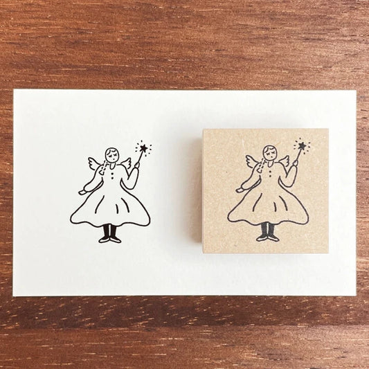 STAMP MARCHE October Maaru-chan Illustration Stamp - Fairy