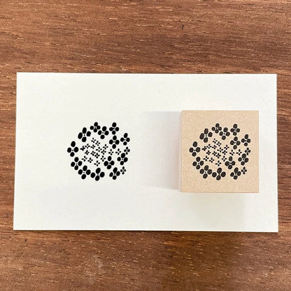 STAMP MARCHE Nakano Emi Floral Illustration Rubber Stamp - Hydrangea S