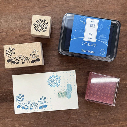 STAMP MARCHE Nakano Emi Floral Illustration Rubber Stamp - Hydrangea S