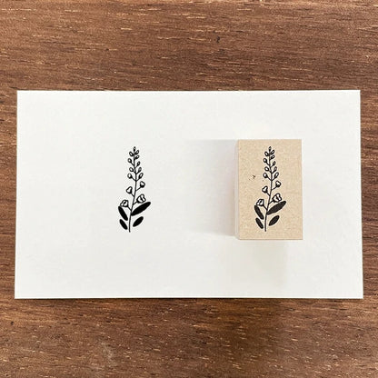 STAMP MARCHE Nakano Emi Floral Illustration Rubber Stamp - Loosestrife
