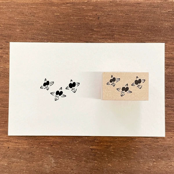 STAMP MARCHE Nakano Emi Floral Illustration Rubber Stamp - Dayflower