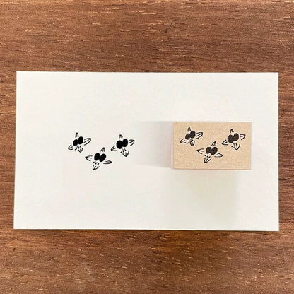 STAMP MARCHE Nakano Emi Floral Illustration Rubber Stamp - Dayflower