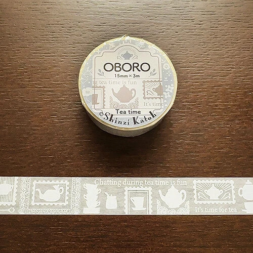 SEAL-DO PRINTING OBORO Tea Time Masking Tape