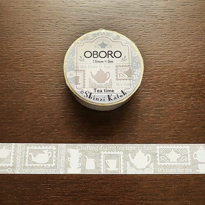 SEAL-DO PRINTING OBORO Tea Time Masking Tape