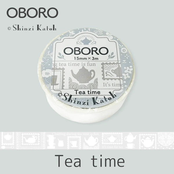 SEAL-DO PRINTING OBORO Tea Time Masking Tape