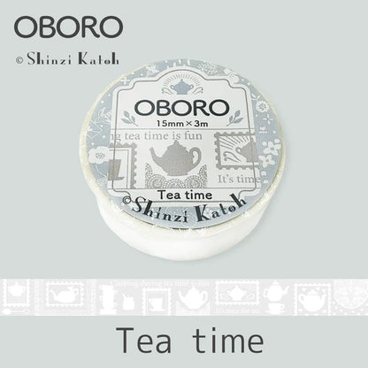 SEAL-DO PRINTING OBORO Tea Time Masking Tape