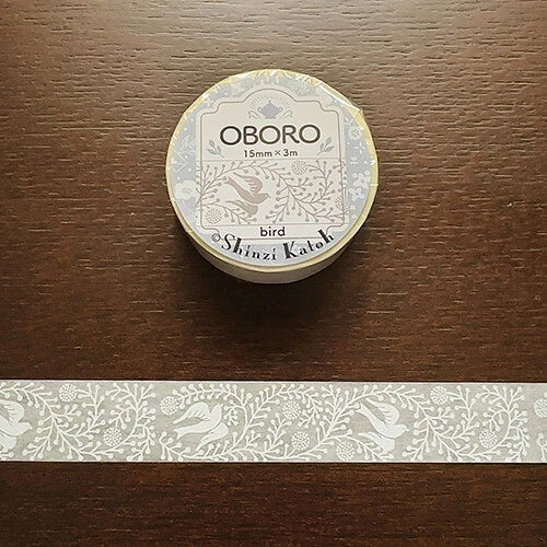 SEAL-DO PRINTING Kirapika Masking Tape - Oboro Bird - Additional product image