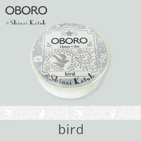 SEAL-DO PRINTING Kirapika Masking Tape - Oboro Bird - Wholesale Pack