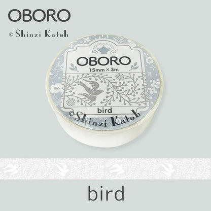 SEAL-DO PRINTING Kirapika Masking Tape - Oboro Bird - Wholesale Pack