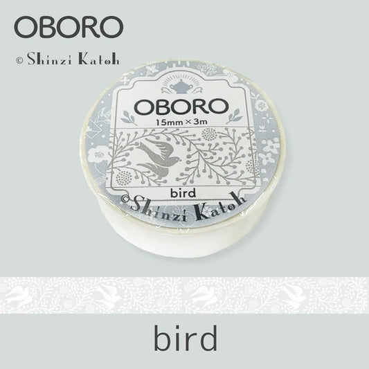 SEAL-DO PRINTING Kirapika Masking Tape - Oboro Bird - Wholesale Pack