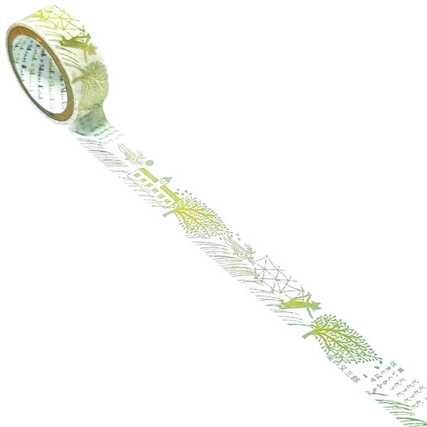 SEAL-DO PRINTING Miyazawa Kenji Silhouette Masking Tape - Matasaburo of the Wind