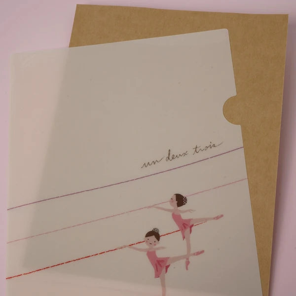 Kinose Printing Ballet Series Arabesque Clear File