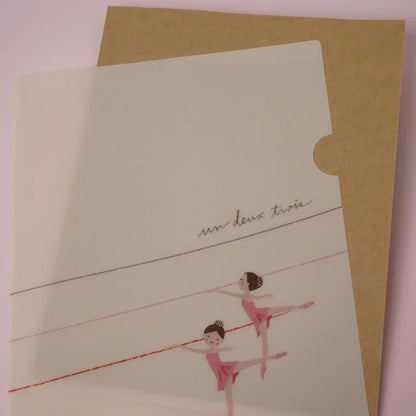 Kinose Printing Ballet Series Arabesque Clear File