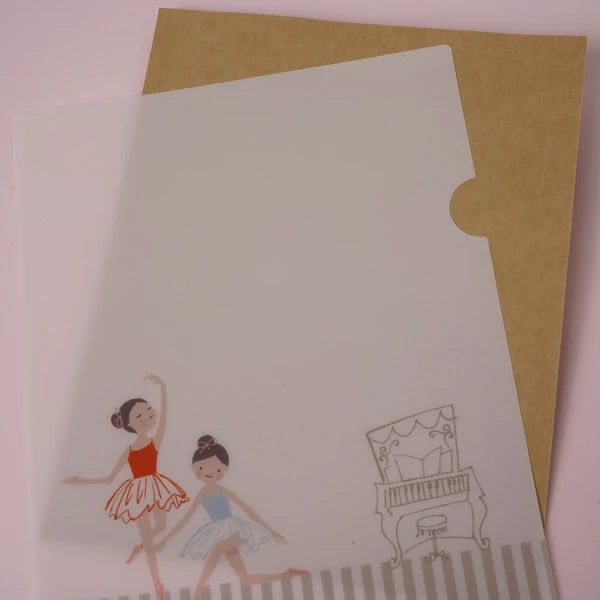 Kinose Printing Ballet Series Plié Clear File
