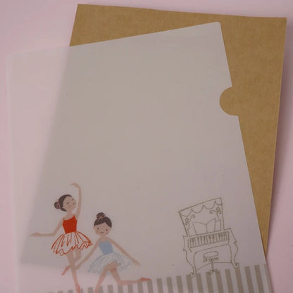Kinose Printing Ballet Series Plié Clear File
