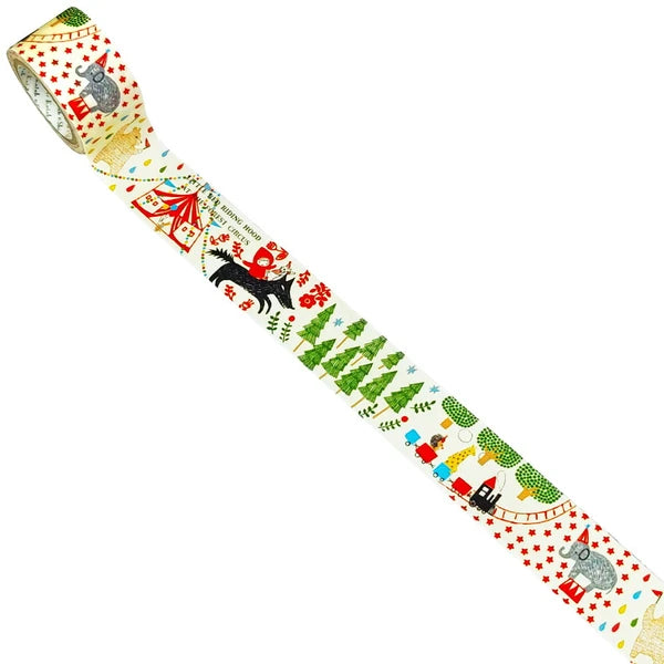 SEAL-DO PRINTING Tsuyoharu Craft Tape - Little Red Riding Hood