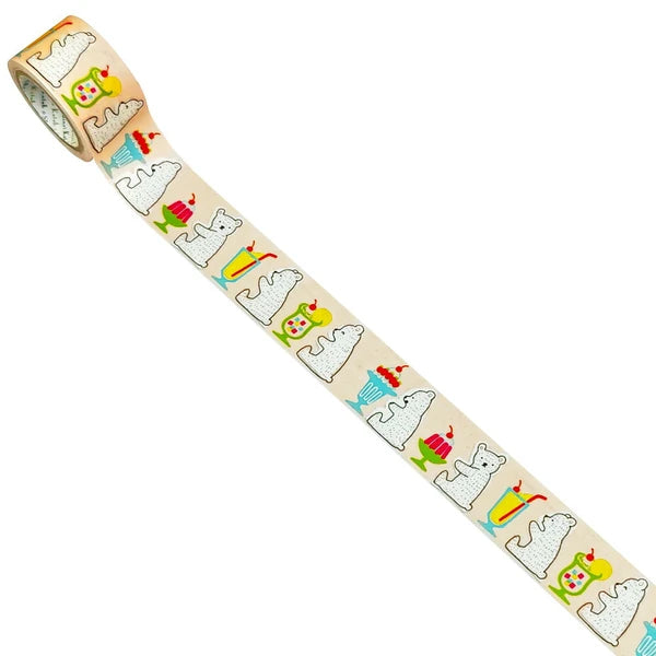 SEAL-DO PRINTING Tsuyoharu Craft Tape - Bear Sweets