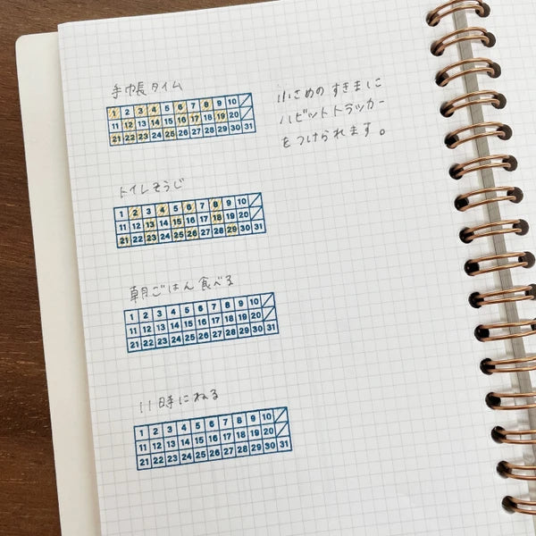 STAMP MARCHE Habit Tracker 3-Line Stamp