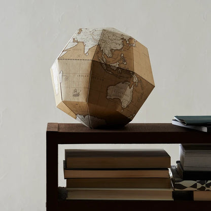 MARUMO PRINTING Paper Globe Kit - Antique - Additional product image