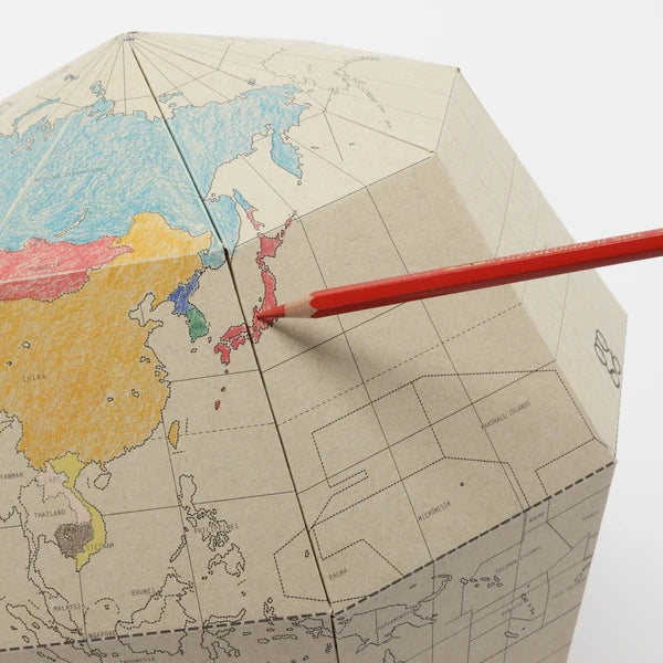 MARUMO PRINTING Paper Globe Kit - Blank / Beige - Additional product image