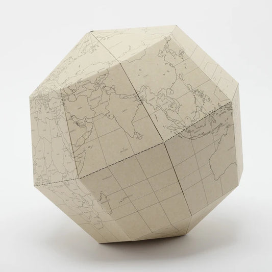 MARUMO PRINTING Paper Globe Kit - Blank / Beige - Wholesale Pack