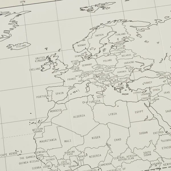 MARUMO PRINTING Self-Standing World Map - Blank - Additional product image